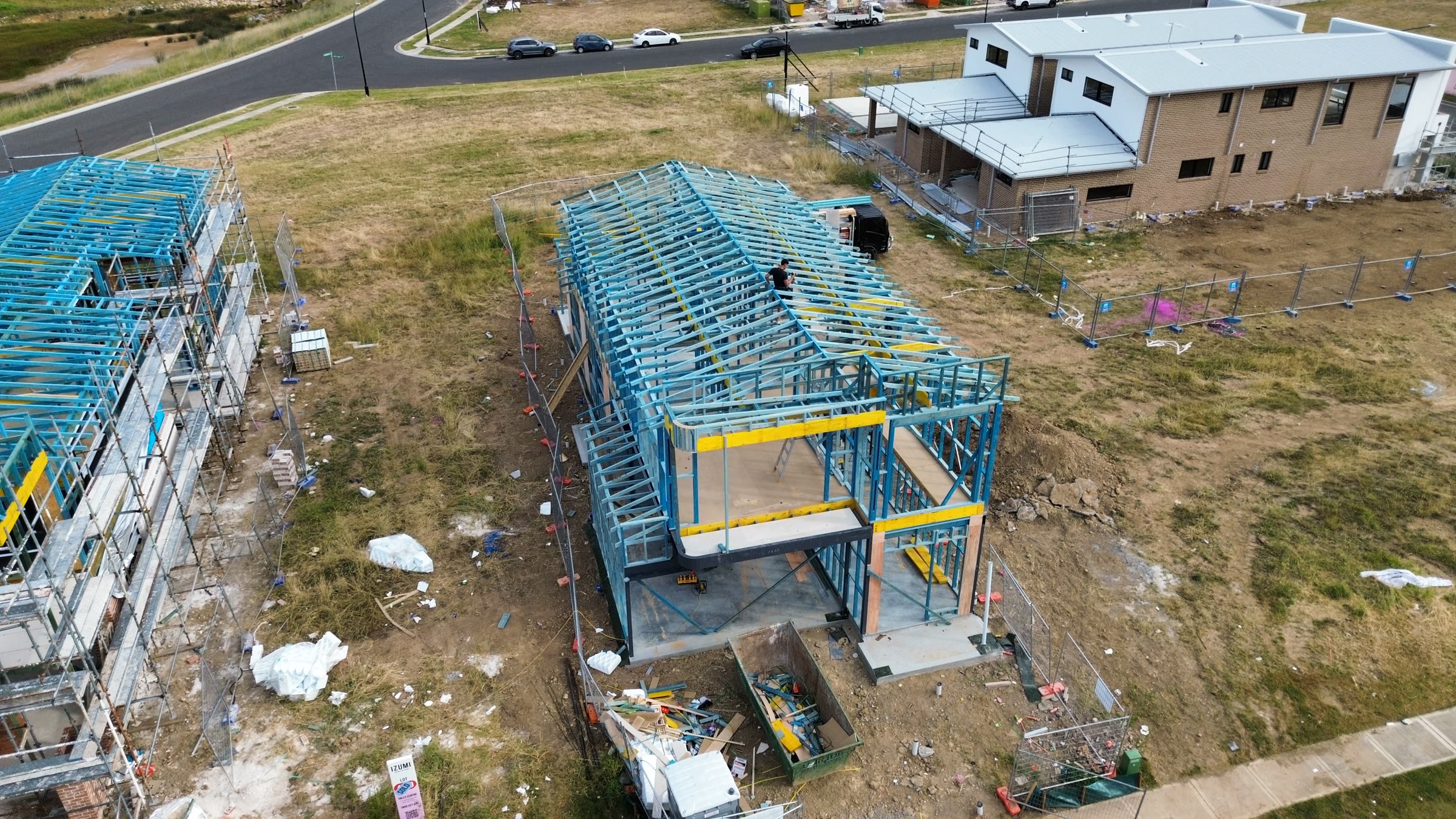 New-estate build — AWA Structural Framing, Sydney